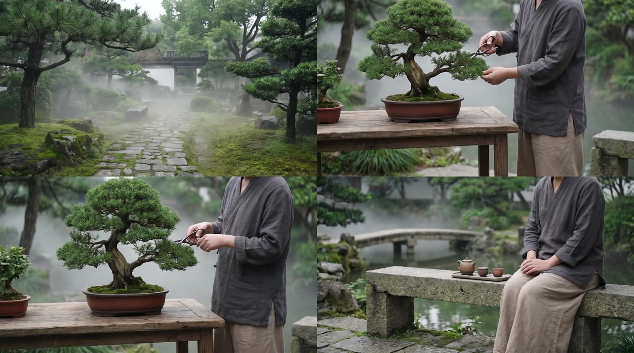 香蕉视频园艺生活视频 – 盆景修剪技艺视频教程，yptqci.cn